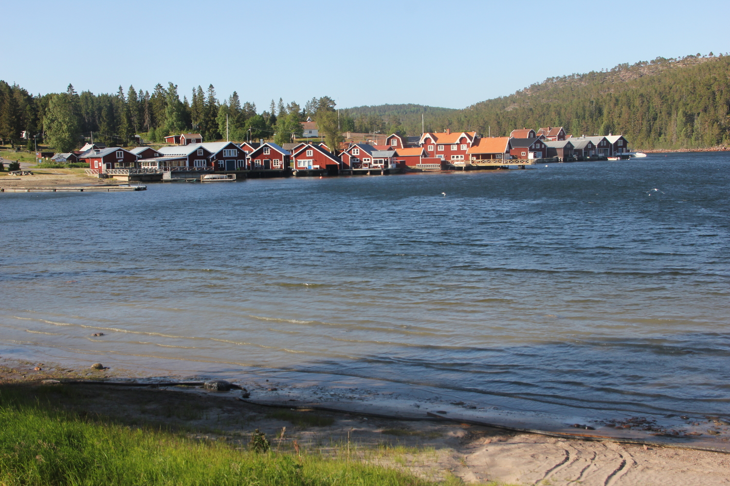 Das Dorf Norrfällsviken